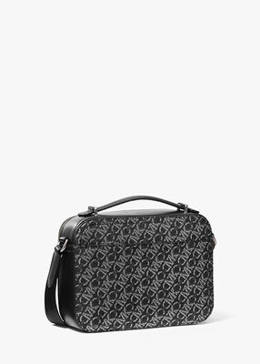 michael kors hudson empire monogram crossbody bag