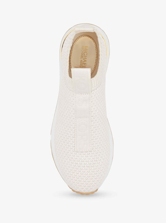 Bodie Logo Tape Stretch Knit Slip-On Trainer