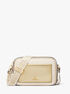 Maeve Large Canvas and Metallic Crossbody Bag