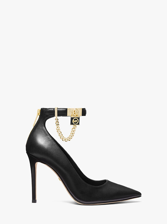 Hamilton Embellished Leather Pump