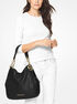 Lillie Large Pebbled Leather Shoulder Bag