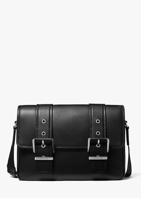 michael kors colby leather messenger bag