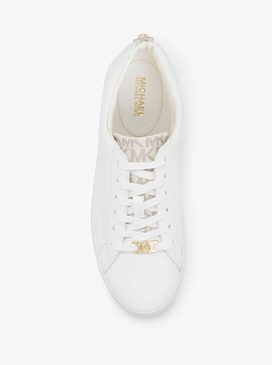 Keaton Leather and Logo Sneaker