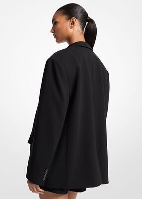 michael kors oversized crepe blazer