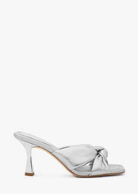 Elena Metallic Leather Sandal