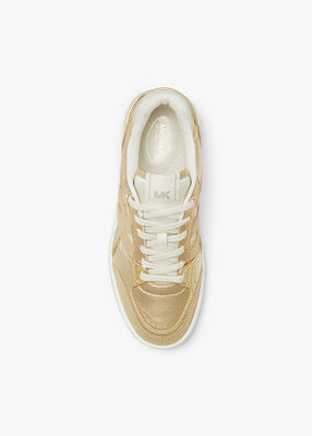 Rebel Metallic Leather Sneaker