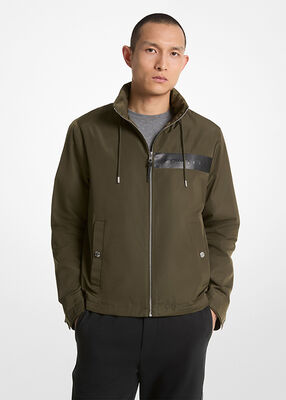 michael kors woven windbreaker jacket