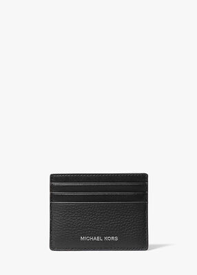 michael kors hudson logo debossed card case