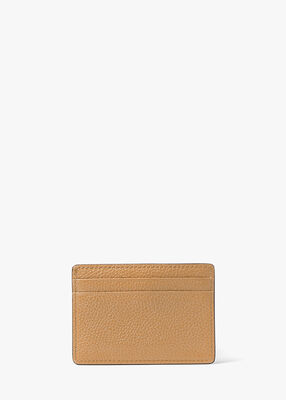 Pebbled Leather Card Case