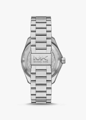 Oversized Maritime Silver-Tone Watch