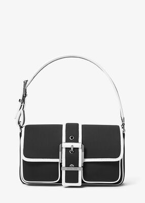 Colby Medium Two-Tone Neoprene Shoulder Bag