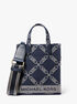 Gigi Extra-Small Empire Logo Jacquard Crossbody Bag