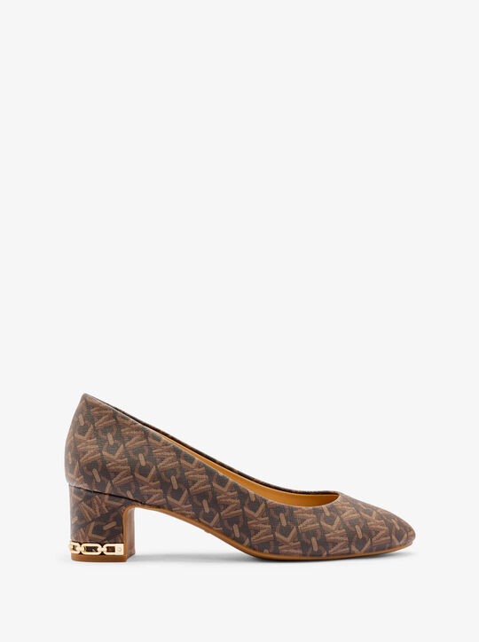 June Flex Empire Monogram Pump