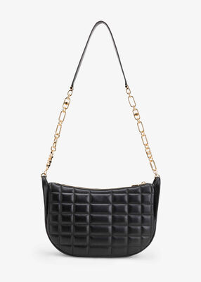 Kendall Large Quilted Leather Chain-Link Shoulder Bag