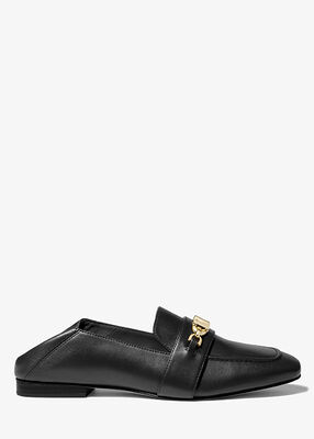 michael kors tiffanie leather loafer