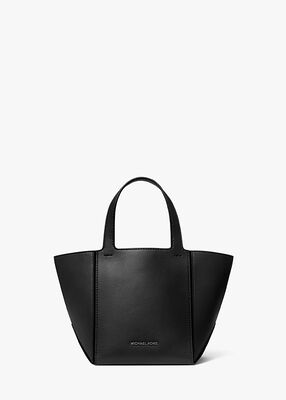 michael kors jordi small leather tote bag