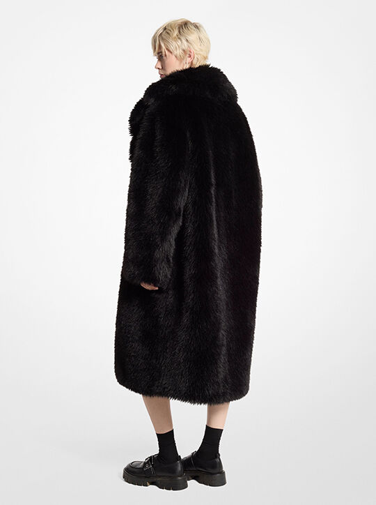 michael kors faux fur coat