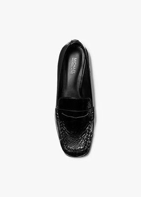 Carlson Crackled Patent Leather Loafer