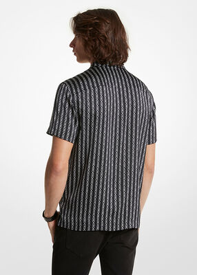 Empire Logo Striped TK Camp Shirt