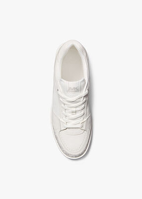 michael kors rebel empire monogram and leather sneaker