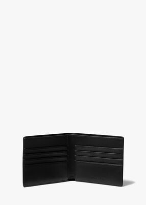 Hudson Pebbled Leather Slim Billfold Wallet