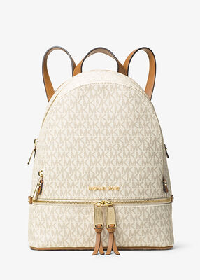 michael kors rhea medium logo backpack