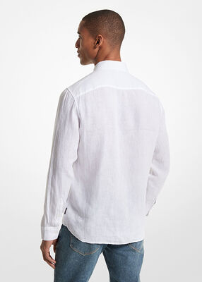 michael kors linen shirt