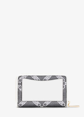 michael kors jet set small empire logo jacquard card case