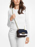 Heather Extra-Small Color-Block Leather Crossbody Bag