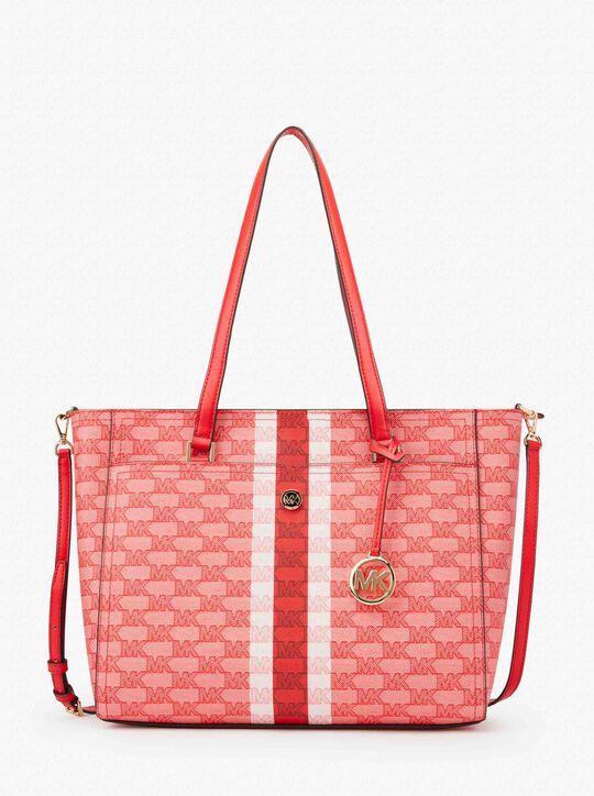 Maisie Large Logo Stripe 3-in-1 Tote Bag