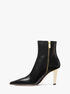 michael kors halle leather ankle boot