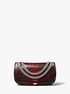 Christie Mini Python Embossed Leather Envelope Bag