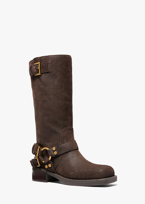 Crosby Suede Moto Boot